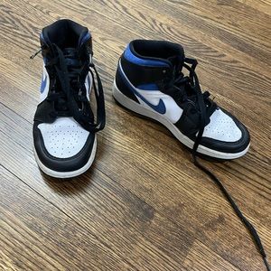 Nike Air Jordan 1 Black White Blue